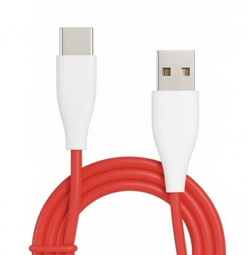 Bever BT-111, 80W Fast Charging USB-C Red VOOC Cable