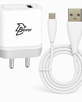 Bever BT-Regular 12W USB Wall Charger with Micro USB Cable, White